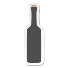 wine bottle sticker