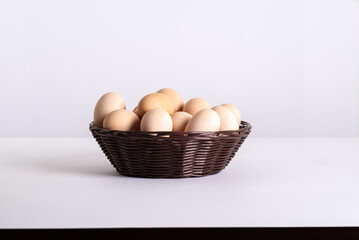 Eggs on white background © Exploder
