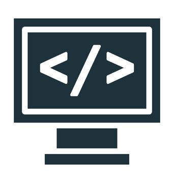 HTML Coding Vector Icon