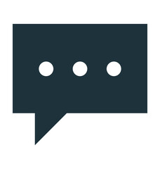 Chat Bubble Vector Icon