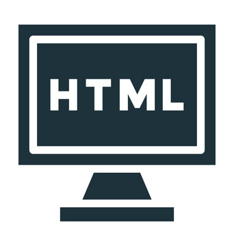 HTML Coding Vector Icon