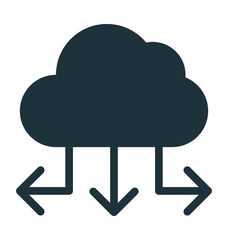 Cloud Computing Vector Icon