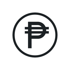 PHILIPPINE banking currency symbol, peso icon