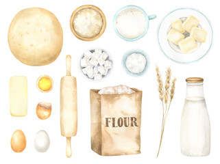 Baking Ingredients Set