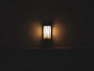 light on the wall