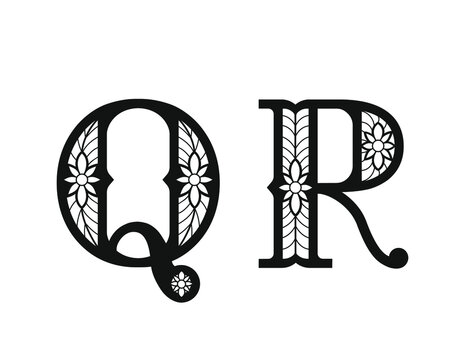 Elegant capital letters. To use monograms, logos, emblems, initials.