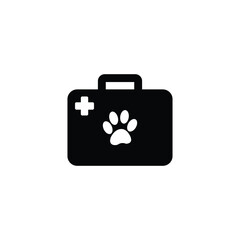 veterinarian icon. animal medicine bag icon