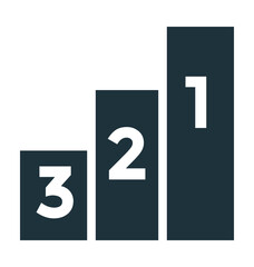 Sports Podium Vector Icon