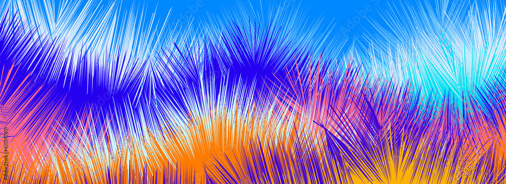 Poster abstract multicolor crystals background. scribble color texture. vector design art