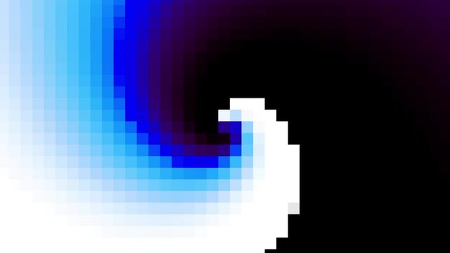 Endless spiral. Seamless loop footage.