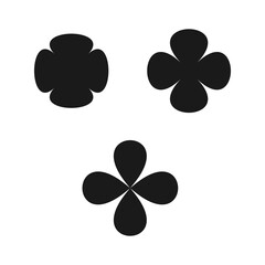 simple four leaf clover