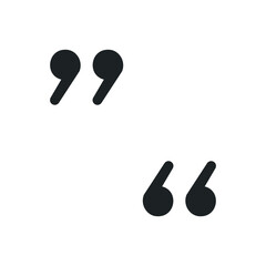 Quote icon in trendy template