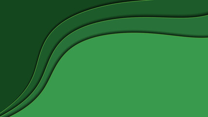 Beautiful green wavy background. Suitable for postcards, notebooks and business cards.