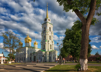 Ancient kremlin in Tula at summer day, Russia