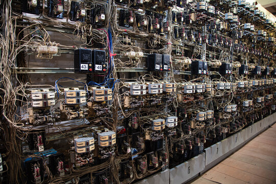 old machine generator room,