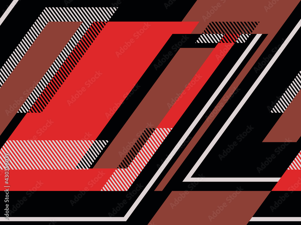 Poster racing background geometric. abstract camo seamless pattern. print vinyl and decal. endless texture 