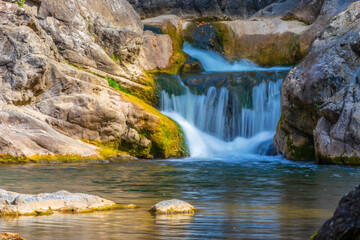 Fototapeta na wymiar Ciucas Waterfall, Apuseni Mountains, Cluj County, Romania