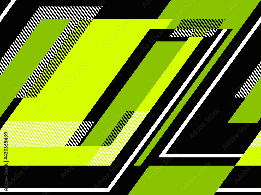 Aufkleber racing background geometric. abstract camo seamless pattern. print vinyl and decal. endless texture 