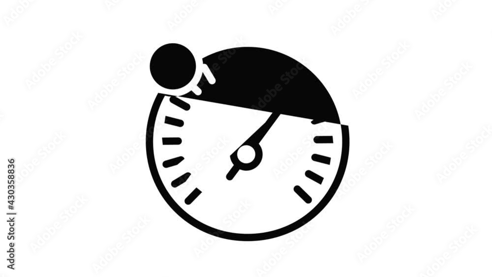 Aufkleber car dashboard icon animation outline best object on white background