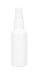White plastic hand antiseptic isolated on white background