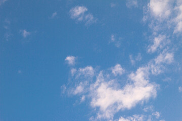 blue sky with cloud in sunny day. Concept bacjground for design