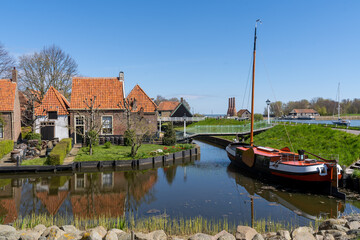 Fototapeta na wymiar Enkhuizen, Netherlands - april 2021