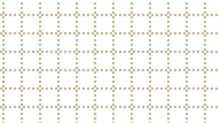 Retro style seamless vector pattern with geometric ornament and editable colors