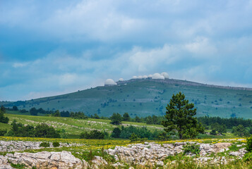 Beautiful summer landscape in the Crimea