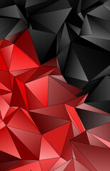 Fototapeta premium Abstract Low-Poly background. triangulated texture. Design 3d. Polygonal geometrical pattern. Triangular modern style