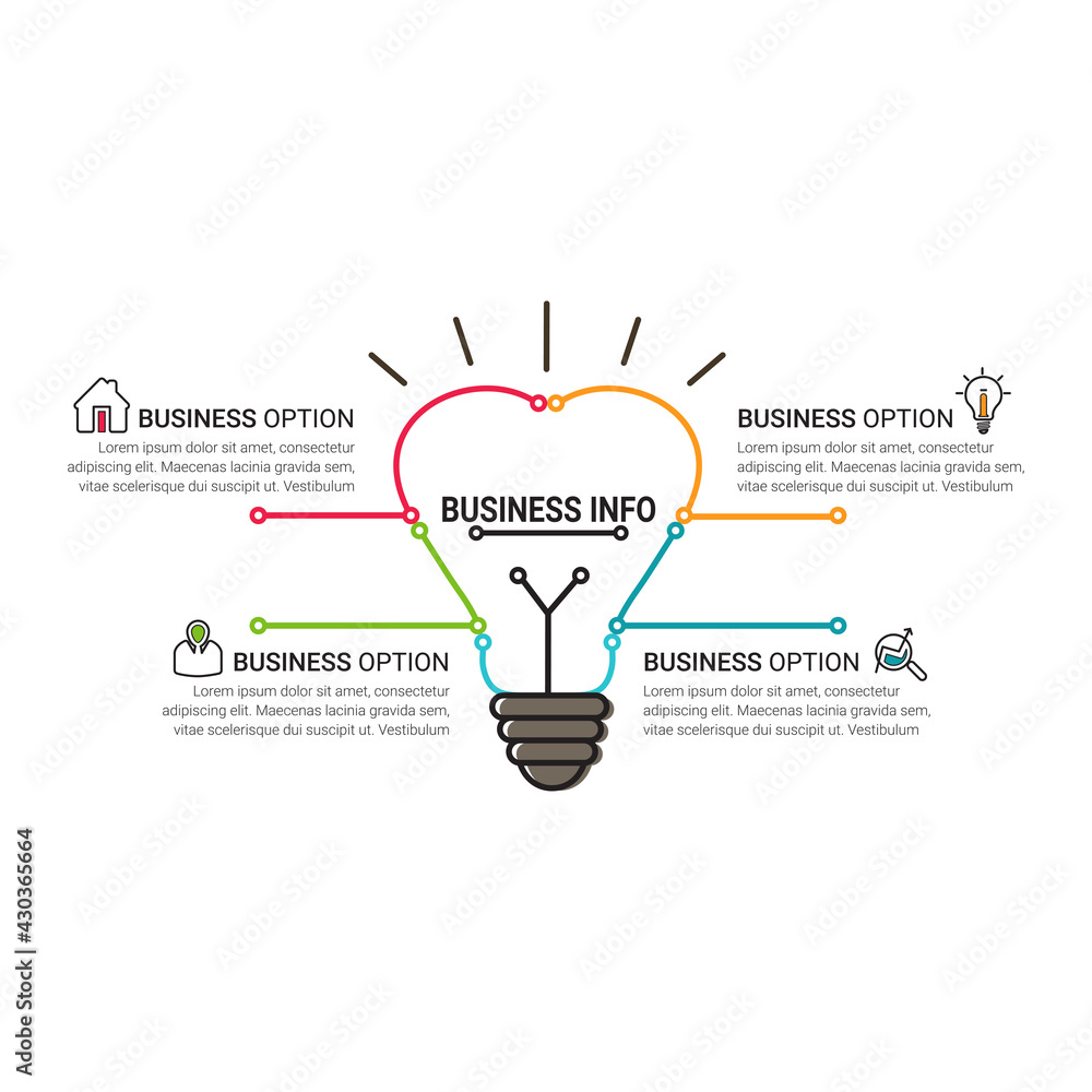 Poster infographic elements data visualization vector design template. infographics for business concept. c