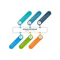 Infographic elements data visualization vector design template. Infographics for business concept. Can be used for presentations banner, workflow layout, process diagram, flow chart, info graph