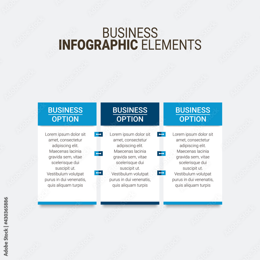 Aufkleber infographic elements data visualization vector design template. infographics for business concept. c