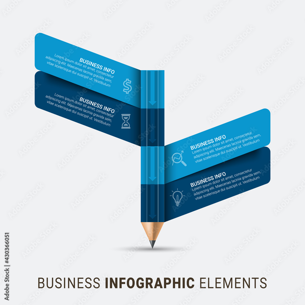 Aufkleber infographic elements data visualization vector design template. infographics for business concept. c