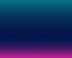 Design elements Editable Halftone dot pattern on dark background. Vector illustration eps 10 wallpaper backdrop with blue purple random dots. Digital data cryptography texture for technology