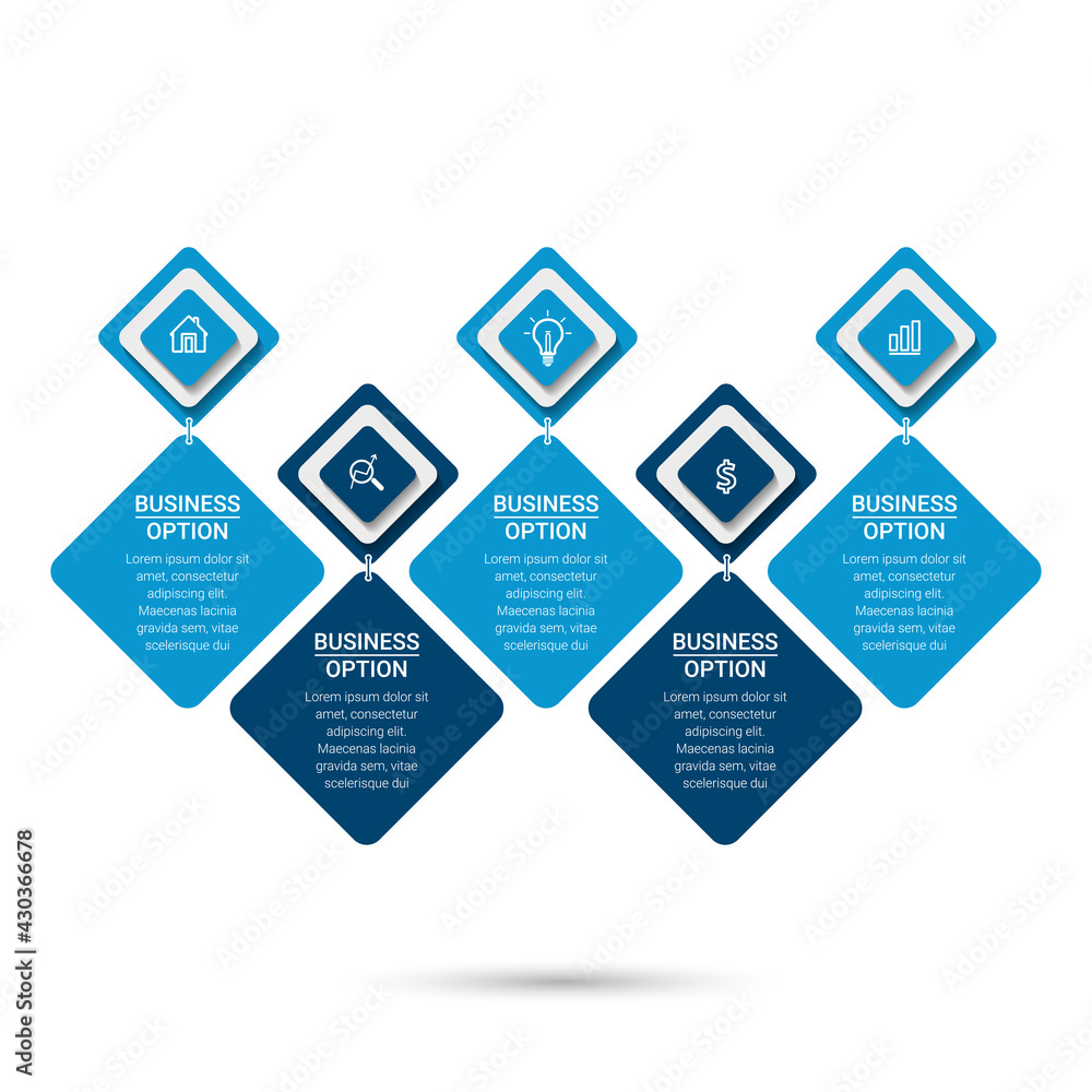 Poster infographic elements data visualization vector design template. vector illustration. can be used for