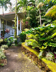 Beautiful romantic colonial architecture guest house bed and breakfast hotel resort with...