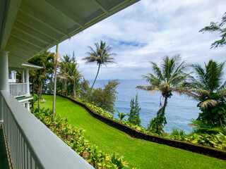 Beautiful romantic colonial architecture guest house bed and breakfast hotel resort with...