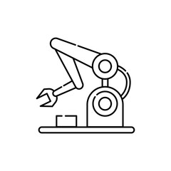 Robotics olor line icon. Pictogram for web page, mobile app, promo.