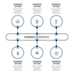 Abstract infographics number options template. Vector illustration. Can be used for steps, options, business processes, workflow, diagram, flowchart concept, timeline, marketing icons, info graphics.