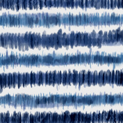 Shibori Indigo navy blue line  pattern abstract grunge and splash watercolor beautiful tie dye paint Texture decoration