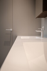modern bathroom sink and faucet