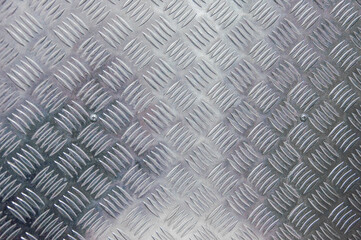 Background of metal plate in silver color