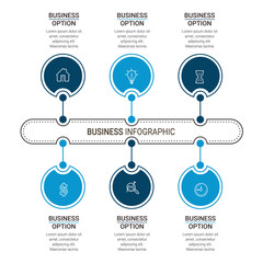 Infographic elements data visualization vector design template. Process chart. Abstract elements of graph, diagram with steps, options, parts or processes.