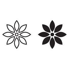 Flower vector Icon
