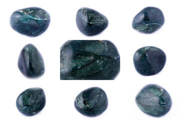 Collection of stone mineral Heliotrope