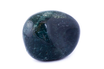 macro stone heliotrope on a white background