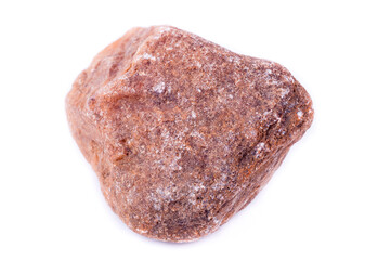 macro spinel stone on a white background