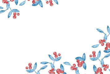 チェッカーベリーのフレーム