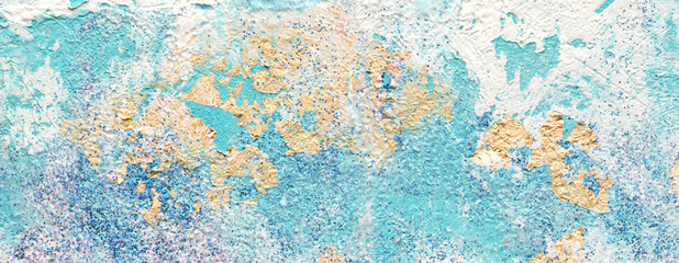 Art Abstract acrylic and watercolor relief smear blot painting. Pastel color texture background.