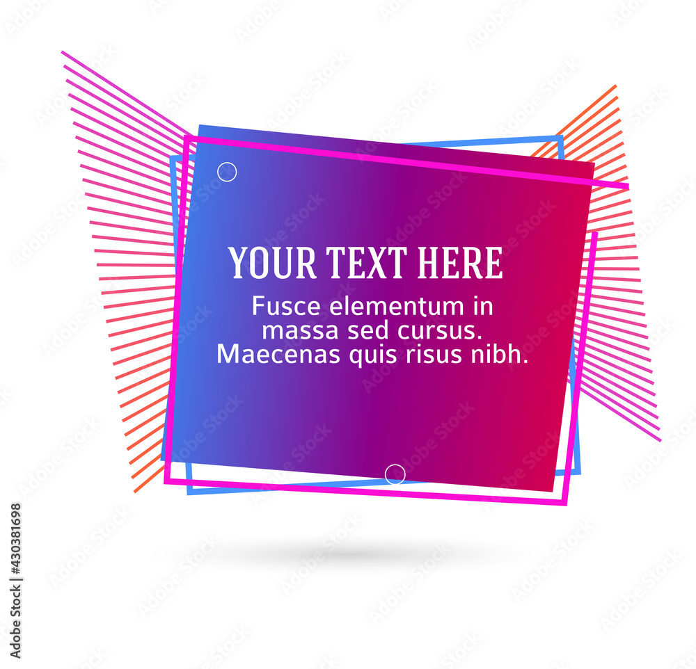 Poster design elements presentation template. banners background, backdrop shadow glow light effect. vector